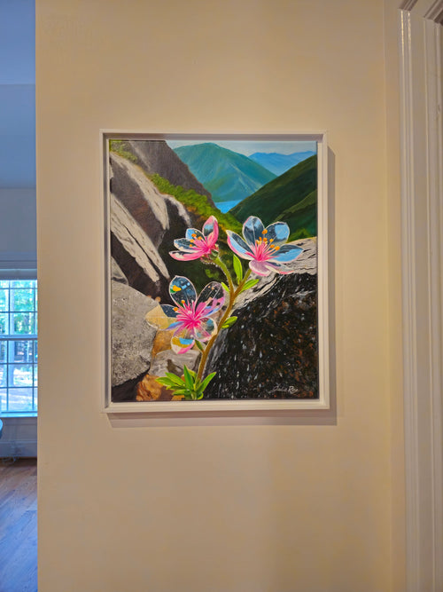 Come Away fine art print displayed on wall, prophetic Christian art by Julie Rae
