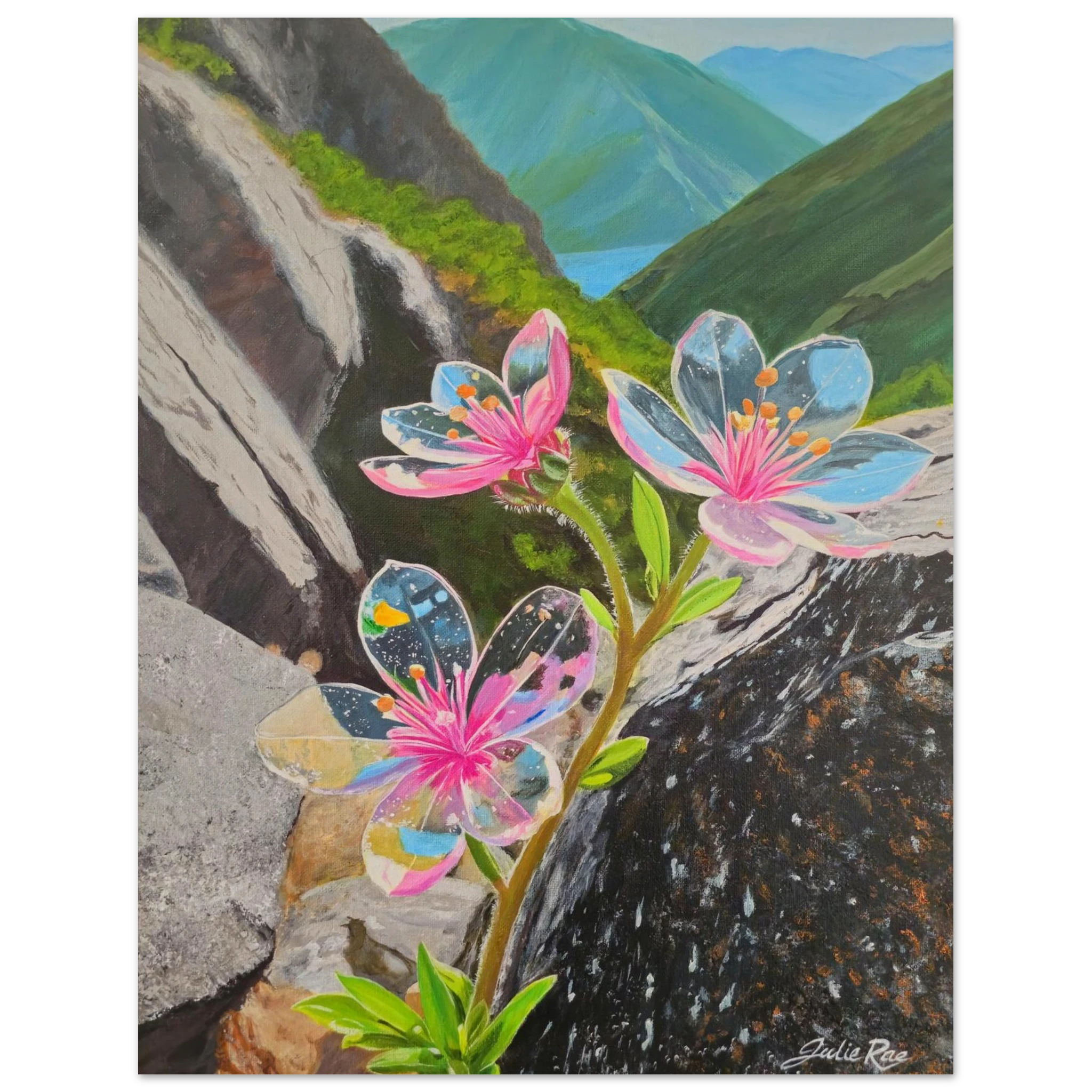 Come Away museum-quality matte paper poster print, Christian fine art by Julie Rae