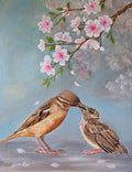 "God Provides original acrylic painting by Julie Rae, Christian fine art, 16x20 inches"